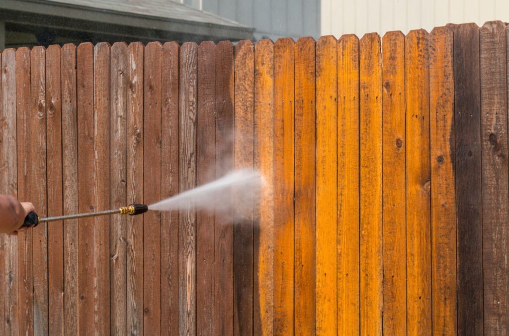 Upstate Softwash employee explaining why choose pressure washing in Halfmoon, NY by Upstate Softwash, Pressure Washing Near Me